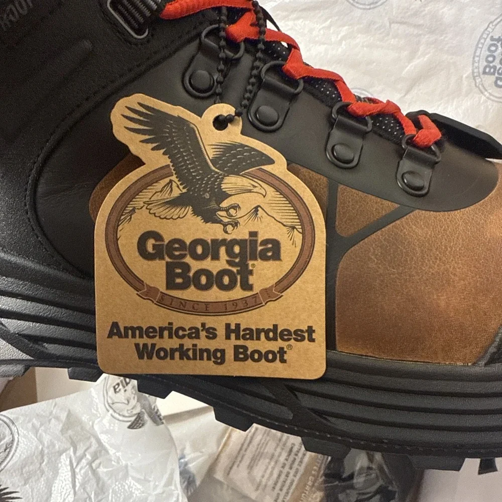 Georgia‎ Boot DuraBlend Sport Composite Toe Waterproof Work Hiker Sz14 Men's